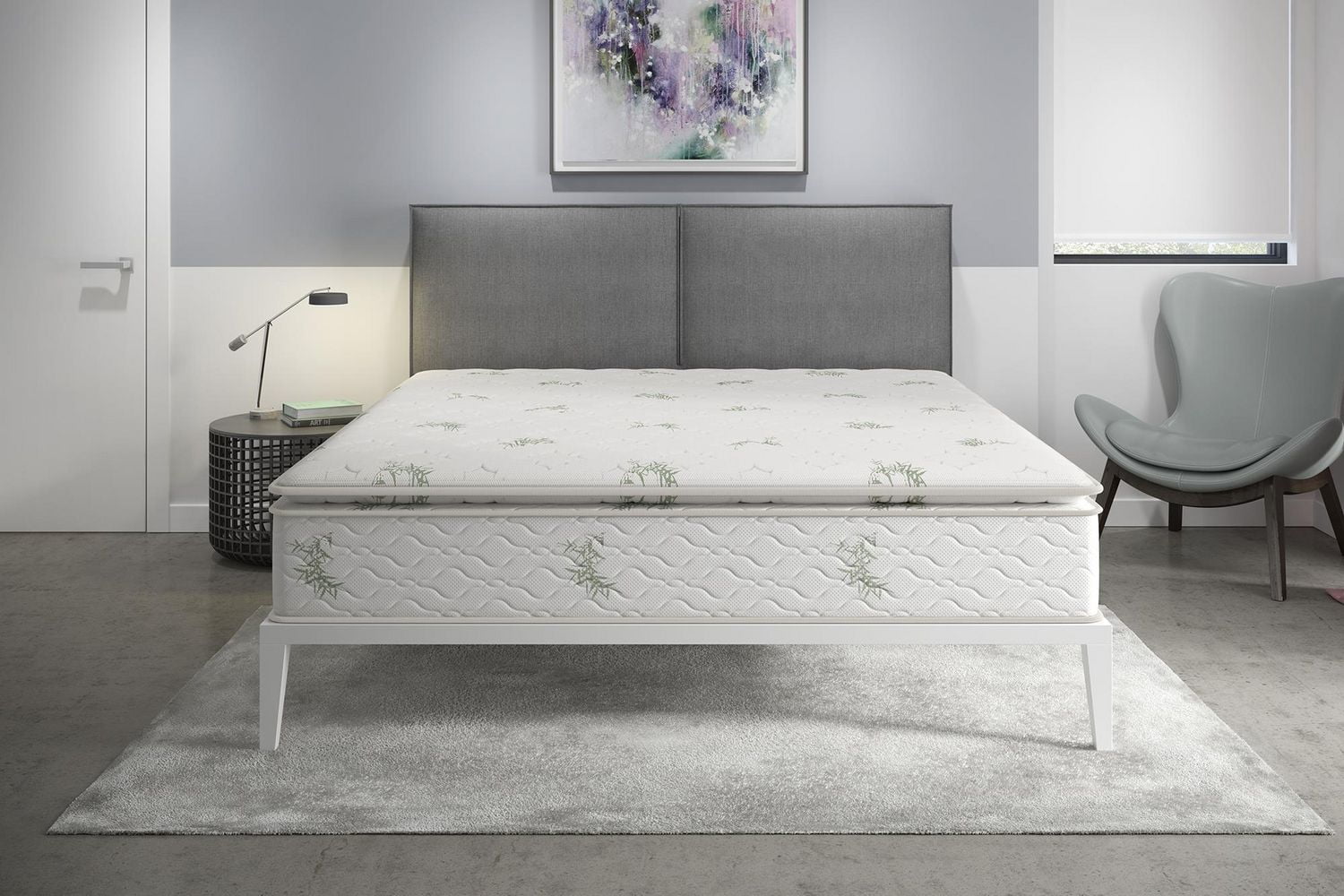Matelas à plateau-coussin de 13 po à ressorts ensachés individuellement Signature avec mousse certifiée CertiPUR-US®