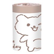 Drawstring Bathroom Garbage Bags Trash Can Liners For Kitchen Rabbit Print 4 Gallon Hand Tear Free Wall Mounted Garbage Bags Thick and Portable Garbage Bags