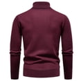 thumbnail image 3 of LIaqionyy Chandail pour Hommes Grande Taille Col Rond Tricot Manches Longues Hauts Chauds Automne Hiver Chandails, 3 of 4