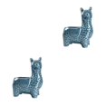 thumbnail image 3 of Wweixi 1/2/3 Animal Shape Pots Durable Materials For In Garden For Small Spaces Eco-friendly Crooked Head blue 2PCS, 3 of 6
