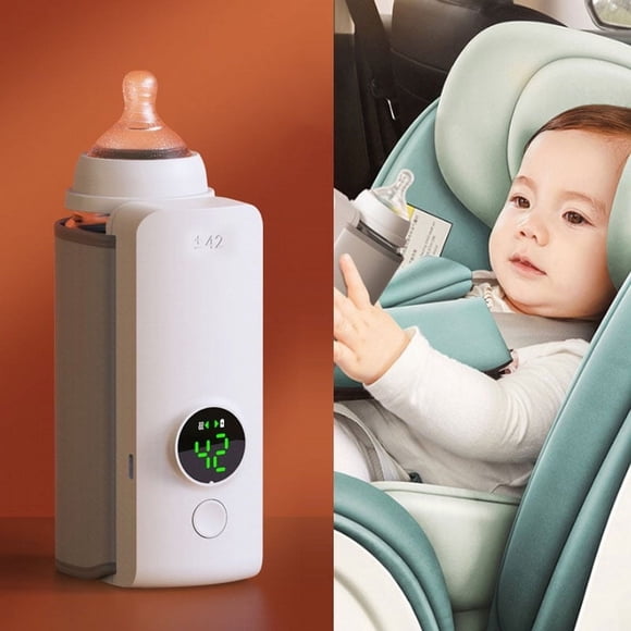 DPTALR Portable Wireless Rechargeable Baby Bottle Warmer USB Charging And Heating Bag Portable Constant Temperature Milk Warmer Universal Bottle Insulation Sleeve