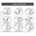 thumbnail image 3 of Yeacher 30A Solar Charge Controller Solar Panel Battery Regulator with Dual 5V USB Port 12V/24V PWM Auto Parameter Adjustable LCD Display, 3 of 7
