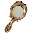 thumbnail image 2 of Shisuyan Vintage Hand Mirror with Embossed Pattern Handheld Makeup Mirror Portable Mirror, 2 of 9