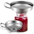 thumbnail image 2 of Canning Funnel, 2 Pack Stainless Steel Canning Supplies Kitchen Funnel Mason Jar Funnel Canning Funnel, 2 of 8