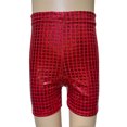 thumbnail image 3 of Youth Stylish Clothes Loose Ripped Sweatpants Block Three Point Shorts Sequin Children Adult Dance Pants Practice Shorts Attend Shows And Events, 3 of 4