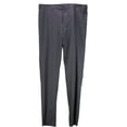 thumbnail image 1 of PT01 Men's Grey Slim Fit Polyester Stretch Pants Dress - 37, 1 of 2