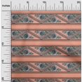 thumbnail image 1 of oneOone Tissu Polyester Lycra Rayé/chevron & Floral Bloc Décor Tissu Imprimé BTY 56 Pouces de Large, 1 of 4