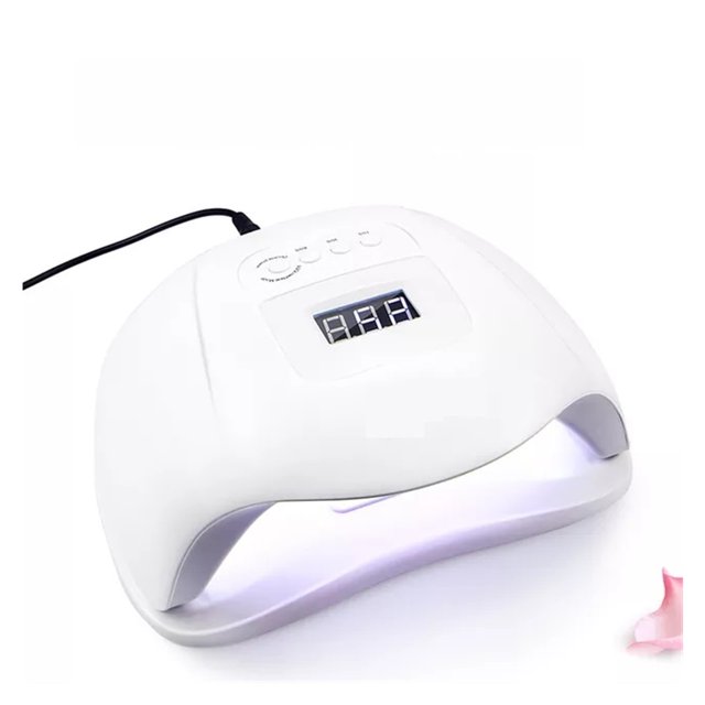 72W UV Lamp LED Nail Lamp Nail Dryer For All Gels Polish Sun Light Infrared Sensing 10/30/60s Timer Smart For Manicure ,Easy to Use