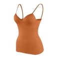 thumbnail image 1 of Hiiyo Camisole pour Femmes avec Soutien-Gorge Intégré, Superposition, Bretelles Spaghetti, Débardeurs, Femmes, 1 of 6