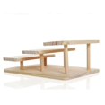 thumbnail image 3 of thinsony Wooden Sunglasses Rack Glasses Display Stand Holder Organizer Stand 3 Layers, 3 of 9