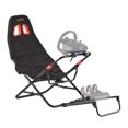 thumbnail image 1 of VEVOR Portable Racing Wheel Stand, Foldable & Adjustable Steering Sim Wheel Stand, 18.5 in Seat Inner Width, Compatible with Logitech G923/G920/G29, Thrustmaster T248P, Fanatec, Hori, Mad Catz, Black, 1 of 9