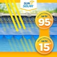 thumbnail image 4 of Sun2Solar Bleu Couverture Solaire Ronde de 18 Pieds à Rétention de Chaleur / Série 1600 avec Ensemble de 6 Oeillets Robustes / pour Piscines Rondes Creusées et hors Terre / Placer Tête-de-Bulle, 4 of 4