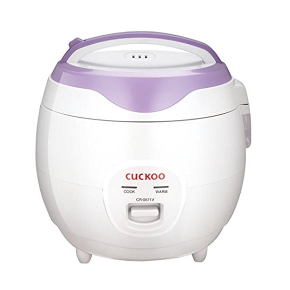 Cuckoo CR-0671V Cuiseur à Riz, 3 Litres / 3,2 Pintes, Violet/blanc