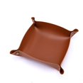 thumbnail image 1 of Leather Tray Foldable Table Catchall Storage Box Jewelry Key Coin Top Organizer, 1 of 4