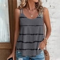 thumbnail image 2 of Plebaso Eyelet Tank Tops Womens Sleeveless Embroidery Tunic Print Summer Flowy Shirts for Beach Vacation, 2 of 6
