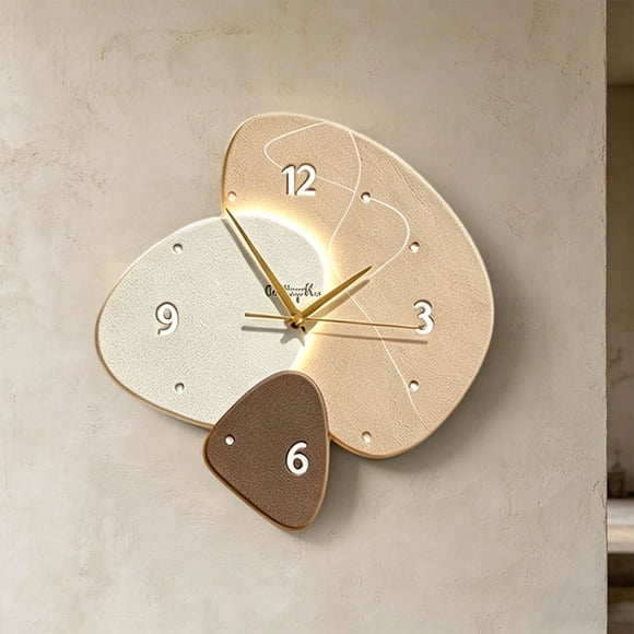 EGNMCR Décoration pour la Maison, Décoration de Pièce Horloge Murale Moderne Horloge à Quartz à la Mode pour Salon Salle à Manger Montre Suspendue Décorative Décoration de la Maison Silencieuse Horloge Murale à Quartz Sans Tic-Tac Horloge Murale