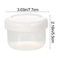 thumbnail image 3 of Plastic Food Storage Containers Food Grade Airtight Food Storage Box BPA Free Plastic Container with Lid for Kitchen Pantry Organization(White,1Pcs) Rkxzt, 3 of 9