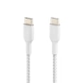 thumbnail image 4 of Belkin BoostCharge Pro Flex Braided USB-C to USB-C Cable - (3.3ft/1M) USB-IF Certified USB Type-C Cable, Compatible with Galaxy S23, S22, Note10, Note9, Pixel 7, Pixel 6, iPad Pro, laptop & More White, 4 of 5