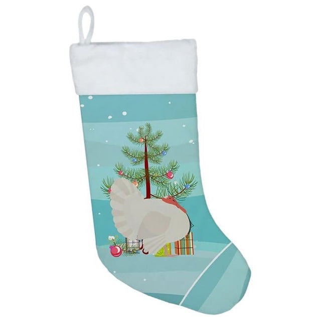 Carolines Treasures BB9350CS White Holland Dindon Bas de Noël