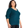 thumbnail image 4 of George Women's Plus Criss-Cross Back Sweater, 4 of 6