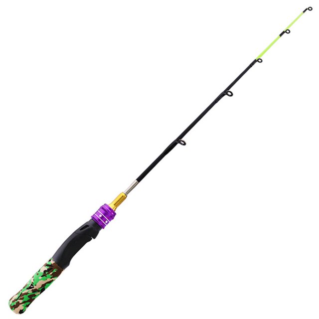 61cm Ice Fishing Rod Carbon Spinning Winter Raft Shrimp Fishing Child Pole