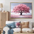 thumbnail image 1 of Designart Trees Oversized framed wall art decor, Tree Gold framed wall art, Spring Awakening Pink Tree Serenade I , Pink Traditional Gold framed wall art, 32x16 inches Gold Frame, 1 of 5