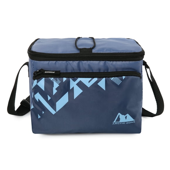 Arctic Zone jumbo hardbody lunch box with ice pack, insulated interior, and durable polyester exterior, Blue, Back to School Supplies