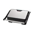 thumbnail image 3 of Luzkey Electric Panini Press Bread Baking Machine Touch Handle Compact 750W Breakfast Sandwich Maker for Snacks Sandwiches Breakfast, 3 of 8