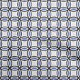 thumbnail image 1 of oneOone Viscose Jersey Medium Blue Fabric Geometric Craft Projects Decor Fabric Printed By The Yard 60 Inch Wide, 1 of 4