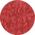thumbnail image 1 of Ahgly Company Tapis Rond Lavable en Machine Intérieur Transitionnel Rouge, 6 Pieds Rond, 1 of 7