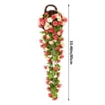 thumbnail image 3 of Faux Silk Hanging Vine Garland with Roses for Wall Wedding Decor, 1 Bouquet, 3 of 6