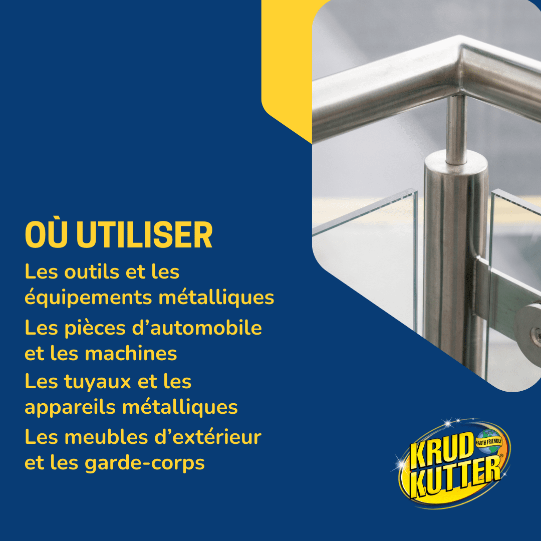 Krud Kutter The Must For Rust, produit antirouille et inhibiteur à base d'eau, 946 ml