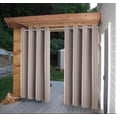 thumbnail image 1 of Rideaux d'Intimité d'Extérieur à Oeillets Coupe-Vent pour Patio, Panneaux de Protection pour Porche, Gazebo, Terrasse, L x H (x cm), Robe d'Été Jaune, 1 of 7