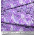 thumbnail image 3 of Soimoi Modal Satin Fabric Flower Watercolor Print Sewing Fabric Yard 42 Inch Wide, 3 of 3