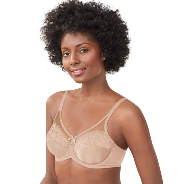 Lilyette by Bali Womens Ultimate Smoothing Minimizer Underwire Bra, 40DD, Paris,