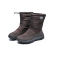 thumbnail image 4 of Bottes de Neige Femmes Hiver Doublées de Velours Chaudes Bottines Courtes Chaussures en Coton Imperméables, 4 of 5