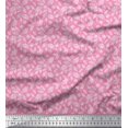 thumbnail image 1 of Soimoi Viscose Chiffon Fabric Dot & Leaves Printed Fabric 1 Yard 42 Inch Wide, 1 of 2