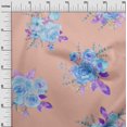 thumbnail image 2 of oneOone Polyester Lycra Fabric Chevron|Watercolor Leaves & Peony Floral_Printed Craft Fabric BTY 56 Inch Wide, 2 of 4