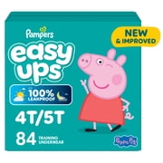 Pampers Easy Ups Training Underwear Peppa Pig Size 7 (5T6T), 84 Count