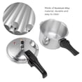 thumbnail image 4 of Autocuiseur en Acier Inoxydable, Finition Exquise Fond 18 cm Autocuiseur en Acier Inoxydable 3 L Cuisson de Divers Aliments pour Cuisinière à Induction, 4 of 8