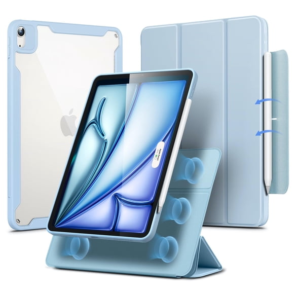 ESR for iPad Air 11 Inch Case M3/M2, iPad Air 7th/6th/5th/4th Generation Case (2025/2024/2022/2020) 10.9 Inch with Pencil Holder, Removable Magnetic C