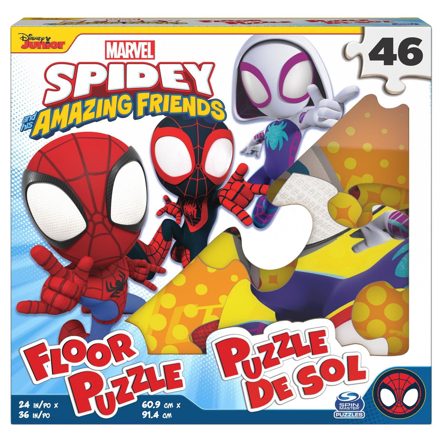 Spidey and His Amazing Friends 47-Piece Floor Puzzle