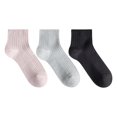 thumbnail image 1 of Secret® Bamboo Ribbed Anklet 3pk, 1 of 2
