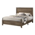 thumbnail image 2 of Dark Walnut Wood 3pc Bedroom Set with Bed + Dresser + Nightstand, 2 of 5