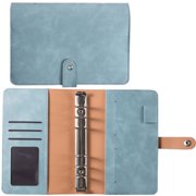 SNNROO LHWENA 6 Notebook Binder  6 Ring Notepad  Stylish Design  Loose Leaf Personal Organizer Binder Cover with Magnetic Closure  PU Leather Binder for Women in Macaron Color