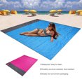 thumbnail image 4 of Maoww Tapis de Camping Anti-Humidité Anti-Déchirure Couverture de Plage Tapis de Sol Randonnée Rose et Gris, 4 of 6