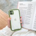 thumbnail image 1 of Étui de Protection en Silicone Transparent – Antichoc, Ultra-Durable Gel TPU (Vert Armée, iPhone13promax), 1 of 11