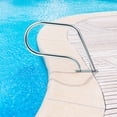thumbnail image 3 of Patiojoy Swimming Pool Handrail Mounted Pool Stair Rail with Base Plate, 3 of 10