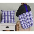 thumbnail image 5 of Soimoi Blue Rayon Fabric Gingham Check Decor Fabric Printed Yard 56 Inch Wide, 5 of 5