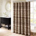 thumbnail image 1 of Rideau de Douche Jacquard Taupe 72x72 Pouces, 1 of 3